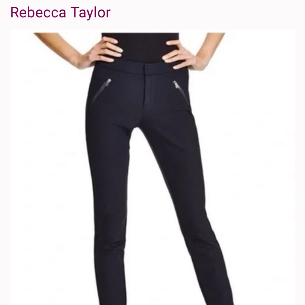 Rebecca Taylor Sleek Black Skinny Pants